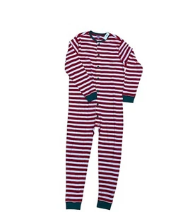 Old Navy Men’s Christmas Striped Thermal One Piece Pajama Medium NWT - Picture 1 of 3