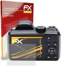 3x Lámina Protectora de Pantalla para Kodak PixPro AZ421 mate y antigolpes