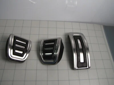 Tapas de cubierta de pedal estilo cromado freno embrague acelerador JEJTB003MT para Seat Skoda VW Foto 1 de 3