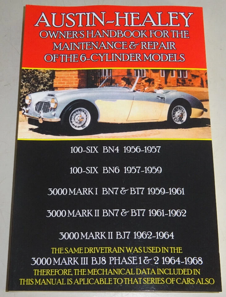 Reparaturanleitung Austin Healey 100/6 BN4 + BN6 | 3000 Mk. I, II+ III 1956-1968 - Bild 1 von 1