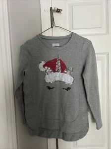 Wonder Nation Unicorn Santa Sweater - Picture 1 of 3