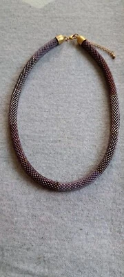 gehäkelte Perlenkette - Bild 1 von 3