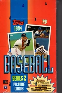 Topps 1994 Series 2 "ToppsGold & ToppsBlackGold" Baseball Cards Factory Sealed - Picture 1 of 6