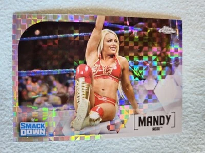 2020 Topps Chrome WWE - [Base] - X-Fractor #42 - Mandy Rose - Image 1 of 2