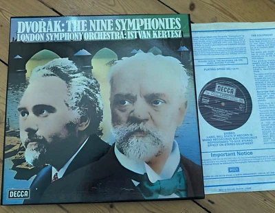 D6D 7 Dvorak The Nine Symphonies Istvan Kertesz 7 LP box set - Image 1 of 3
