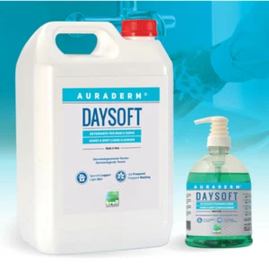 Detergente sapone mani e corpo Daysoft 1 lt Auraderm PH 5,5 Testato Made Italy - Foto 1 di 1