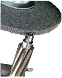 Parte strumento media taglio ruota unificata 3M Scotch Brite 8" finitura sbavatura parte - Foto 1 di 3