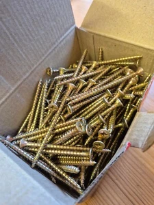 5.0 x 75mm Wood screws (200 per box) 3" wood screws ZYP - Picture 1 of 4