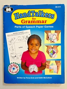 Super Duper HandTalkers for Grammar Parts of Speech Paper Games with CD-ROM - Imagen 1 de 4