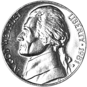 1981 P Jefferson Nickel Uncirculated US Mint - Picture 1 of 2