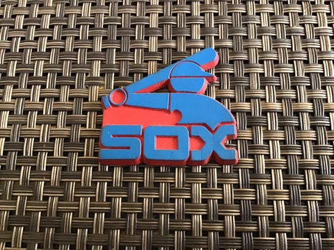 Vintage MLB Chicago White Sox rubber fridge standing board magnet Cover