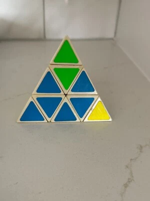 1981 Tomy Pyraminx Pyramid Rubix Cube Style Game - Image 1 of 2