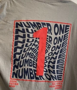 Indiana Fever 2024 Draft Party #1 Pick MVP Caitlin Clark Pick Gray Large - Picture 1 of 11