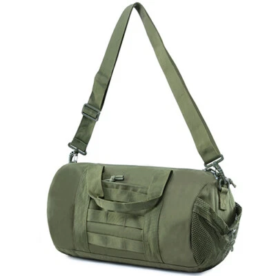 Bolso de Lona Táctico Hombres Gimnasio Paquete Molle Bolsos de Hombro Zapatos Almacenamiento Deporte Bolso de Mano Foto 1 de 4