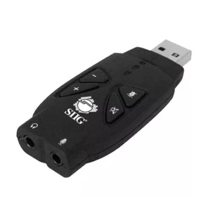 SIIG CE-S00022-S1 USB SoundWave 7.1 Pro - Picture 1 of 2
