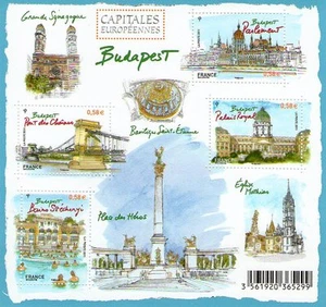 FEUILLET N° F4538 NEUF XX LUXE - BUDAPEST - CAPITALE EUROPEENNE - Imagen 1 de 1