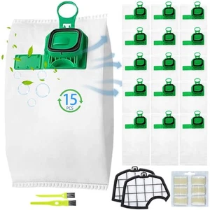 15 Pezzi Sacchetti Filtri Parti per Folletto VK140 VK150 FP140, Kit di Accessori - Foto 1 di 6