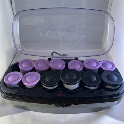 Conair Heat Waves Hot Rollers Large  Jumbo Ceramic No Clips CHV14JXRSAM - Image 1 of 3