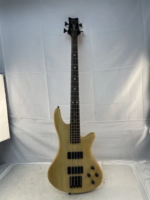 Schecter Diamond Series Custom 4 4-String Bass Guitar Natural Made In Korea - Image 1 of 4