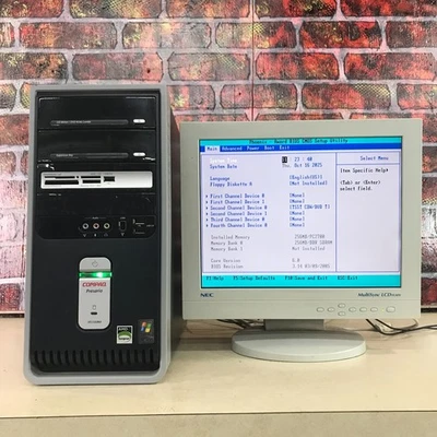 Compaq Presario SR1500NX ATX PC Sempron 2.00GHz 256MB RAM No HDD (Retro Gaming) - Image 1 of 4