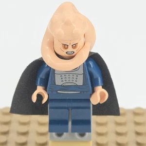 LEGO Star Wars Bavaglino Fortuna Blu Scuro Veste Pelle di Torrone Chiaro Minifigure SW0404 - Foto 1 di 8