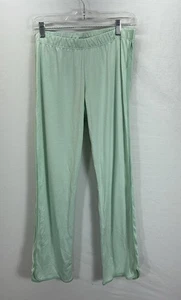 LAGO Pigiama Pigiama Pantalone Pima Cotone Verde Bianco Righe Taglia S Lounge Accogliente Morbido - Foto 1 di 7