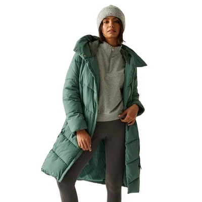 Abrigo chaqueta acolchada acolchada de invierno cálido con capucha Nurie Longline para mujer Regatta Foto 1 de 4