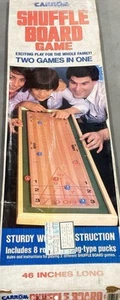 Carrom Shuffle Board Game. IOB. Missing 1 Blue Roller. - Picture 1 of 4