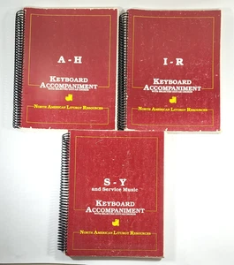 North American Liturgy Resources Keyboard Accompaniment 3 Books 1988 Spiral Bnd - Bild 1 von 17