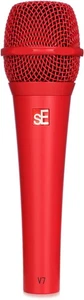sE Electronics V7 Red Dynamic Supercardioid Handheld Vocal Microphone - Picture 1 of 5
