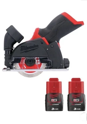 Milwaukee M12FCOT 12V Fuel Cordless Brushless Cut Off Saw With 2 x 3.0Ah - Image 1 of 4