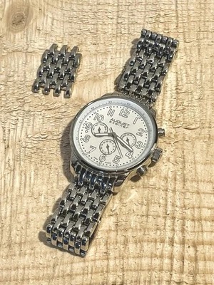 Men's August Steiner AS8147 Quartz Multifunction Bright Stainless Bracelet Band - Image 1 of 2