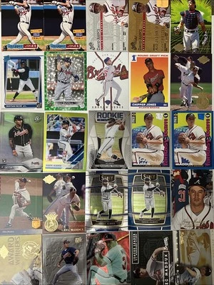 Lote de 84 tarjetas de béisbol de los Atlanta Braves Foto 1 de 4