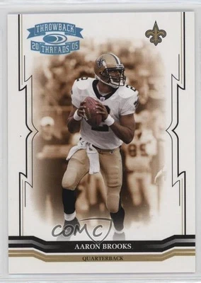 2005 Donruss Throwback Threads Platinum Century Proof /50 Aaron Brooks #90 - Image 1 of 2