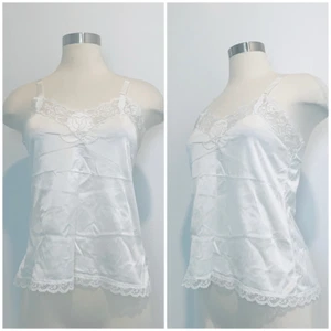 Vintage Richform Camisole Lingerie Slip Top Lace Medium - Picture 1 of 8