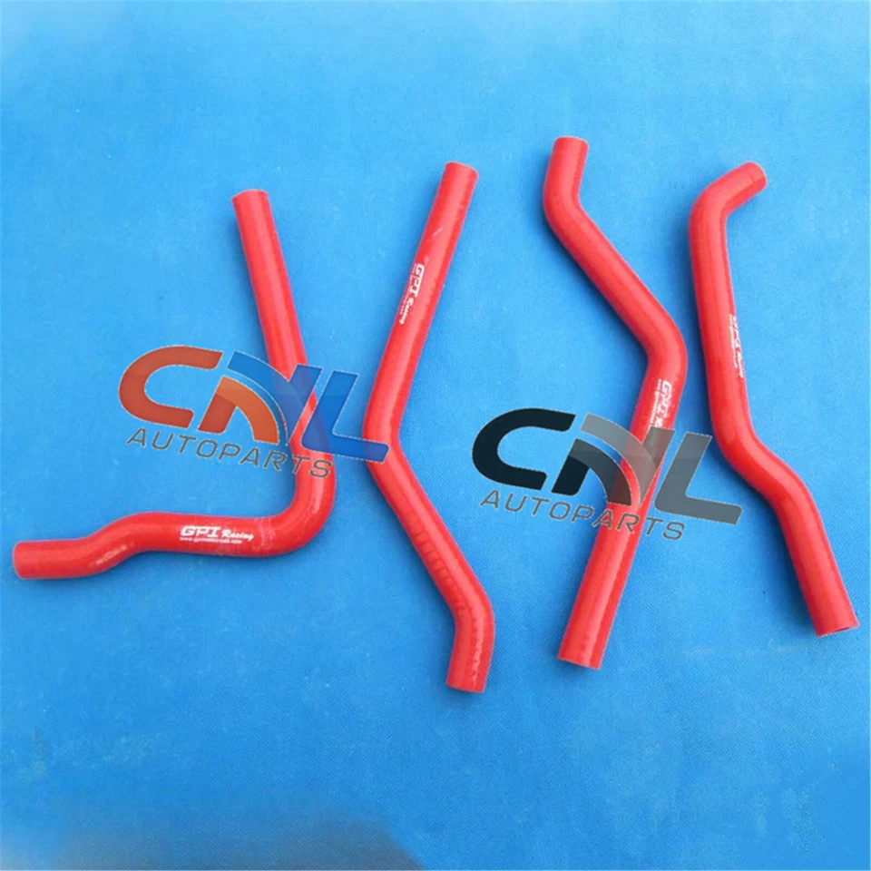 Silicone radiator hose for Kawasaki KX125 KX 125 1990-1993 90 91 92 93 RED new Foto 1 de 1
