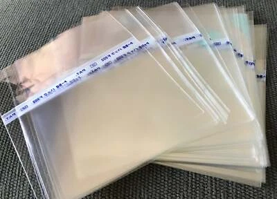 DISK UNION 25 CD Jewel Case Sleeves: Japanese Resealable Wraps: Jewel CD Album Covers