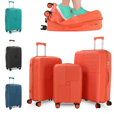 Koffer Reisekoffer Unzerstörbar Handgepäck Hartschalen Trolley Kofferset M-L-XL - Bild 1 von 4