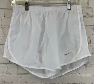 Nike 848196-102 Kid's DRI-FIT Standard Fit Polyester Running Shorts White Large - Picture 1 of 13