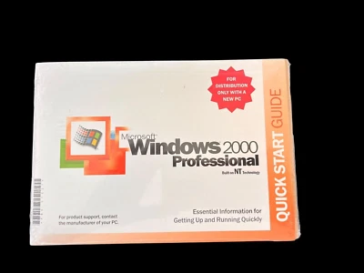 Microsoft Windows 2000 Professional W2K SP2  Sealed CD X06-31621 Brand New - Image 1 of 2