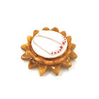 Lotus traditionnel indien marbre charan paduka pour accessoires Puja & Mandir
