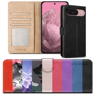 Étui Portefeuille Pour Google Pixel 9 Pro XL & 9,Rfid Cuir Clapet Pied Téléphone - Photo 1 sur 39
