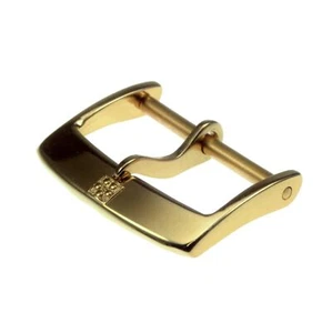 Genuine ETERNA pin buckle gold plated 18 mm with classic logo - Picture 1 of 1