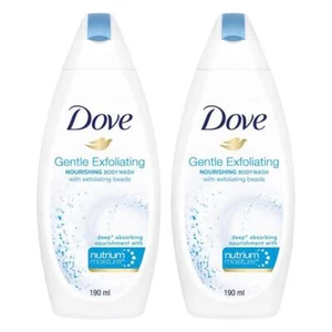 Dove Sanftes Peeling Pflegend Duschgel 190ml Jedes Set Von 2 - Bild 1 von 8