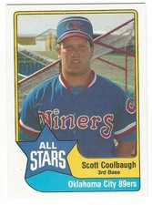 SCOTT COOLBAUGH 1989 CMC AAA All-Star #5 NM-MT Oklahoma City 89ers Texas Rangers