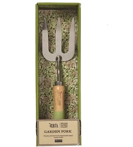 Bbriers William Morris Râteau Main Fleurs de Jardin Métal Bois Acier Inoxydable - Bild 1 von 1