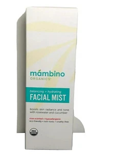 Mambino Organics Balancing feuchtigkeitsspendender Gesichtsnebel 4oz neues Geschenk Feuchtigkeitscreme vegan - Bild 1 von 4