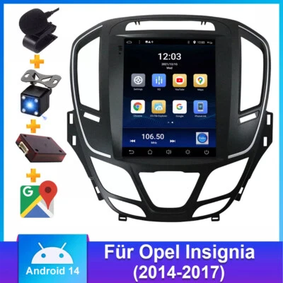 64GB Für Opel Insignia 2014-2017 Autoradio GPS Navi Android 14 Car Play DSP WIFI - Bild 1 von 4