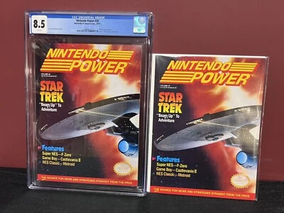 Nintendo Power Magazine #29 CGC 8.5 Star Trek - W/Extra Copy! Newsstand Versions - Image 1 of 4