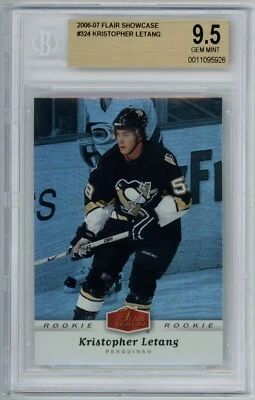 2006-07 Fleer Flair Showcase Kris Kristopher Letang Rookie #324 BGS 9.5 Gem Mint - Image 1 of 2